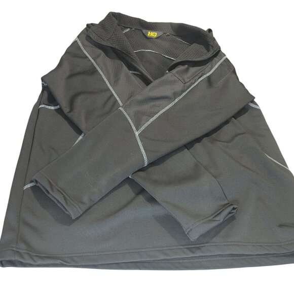 HQ Issue Tactical Performance Pullover Shirt XL Black Long Sleeve Spandex Blend - Picture 1 of 15